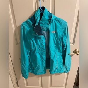 North face rain coat